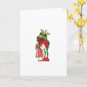 Carte Grenouille Prince des Coeurs (Fleur jaune)