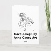 Carte grenouille triste malade, Pas trop bien ? (Dos)