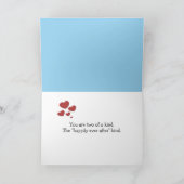 Carte Grenouilles nouvellement mariées sur Lily Pad (Intérieur)