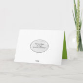 Carte Grenouilles Sur Lily Pad Anniversaire (Dos)