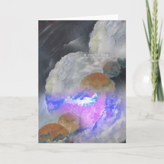 Carte grenzenlos dans une nuit comme this_karte (Devant)