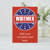 Carte Gretchen Whitmer Présidente 2028 (Debout devant)