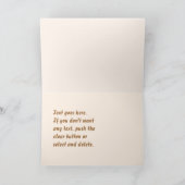 Carte grève ! Bowling ou félicitations (Intérieur)