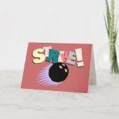 Carte grève ! Bowling ou félicitations (Devant)