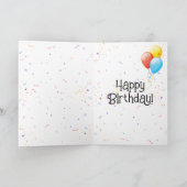 Carte Grève de bowling d'anniversaire (Intérieur)