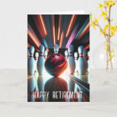 Carte Grève De Bowling Pour La Retraite (Fleur jaune)