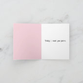 Carte Grey Kitten pour la pensée de vous (Intérieur)