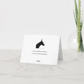 Carte Greyhound birthday card (p338) (Dos)