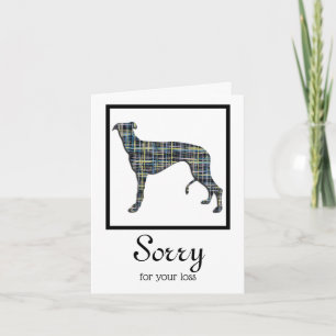 Carte Greyhound Chig Pet Sympathie