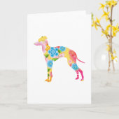Carte Greyhound italien (Fleur jaune)