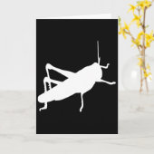 Carte Grhopper Cricket - Insecte Bug Drôle Mignon (Fleur jaune)