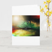 Carte GRIEF ne se termine jamais (Fleur jaune)