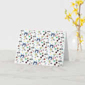 Carte Griffonnages de triathlon (Fleur jaune)