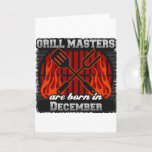 Carte Grill Masters Est Né En Décembre BBQ Anniversaire<br><div class="desc">Grill Masters Est Né En Décembre BBQ Anniversaire</div>