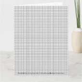 Carte Grille Ligne Graphique Pour Maths / Papier de dess (Devant)