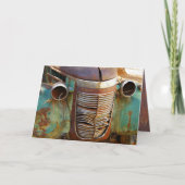 Carte Grille Voiture Vintage (Devant)