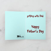 Carte Griller avec papa (Intérieur)