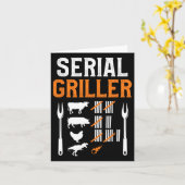 Carte Griller série Bbq (Fleur jaune)