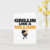 Carte Grillin Comme Un Vilain Bbq Grillin Comme Un Vilai (Fleur jaune)