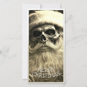 Carte Grim Noël - Père Noël squelette 65609