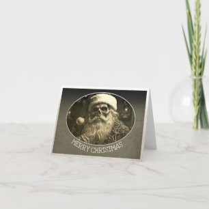 Carte Grim Noël - Père Noël squelette 65609