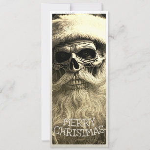 Carte Grim Noël - Père Noël squelette 65609