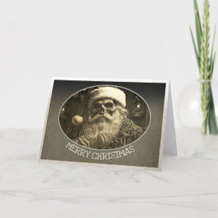 Carte Grim Noël - Père Noël squelette 65609