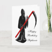 Carte Grim Reaper Ajouter Un Nom Anniversaire (Devant)