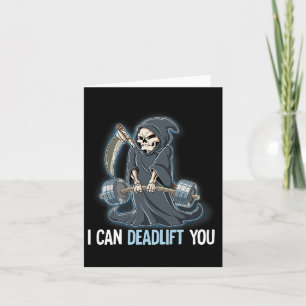 Carte Grim Reaper Gym Entraînement Poids Je Peux Vous Dé