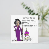 Carte Grim Reaper Humour d'anniversaire (Debout devant)