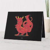 Carte Grimmy Red Dragon Chinois Rouge (Dos)