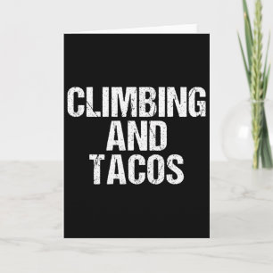 Carte Grimpeur d'arbres et de tacos