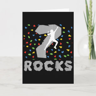 Carte Grimpeur de 7 ans pour son anniversaire