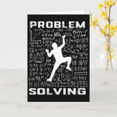 Carte Grimpeur de résolution de problème drôle Rock Clim (Fleur jaune)