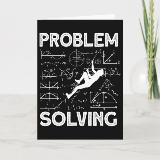 Carte Grimpeur de résolution de problèmes Bloc (Devant)