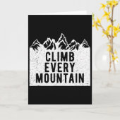 Carte Grimpez chaque montagne (Fleur jaune)