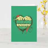 Carte Grinch | Citation de Noël (Fleur jaune)