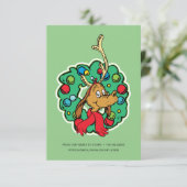 Carte Grinch | Couronne de Noël de Max (Debout devant)