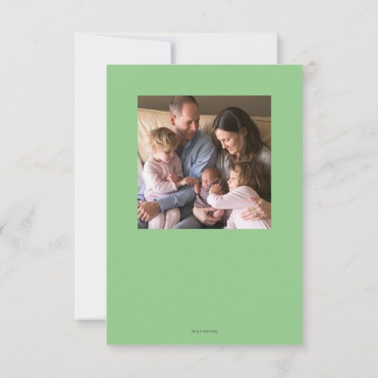 Carte Grinch | Couronne de Noël de Max (Dos)