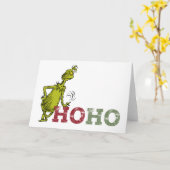 Carte Grinch | Ho Ho Ho (Fleur jaune)