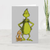 Carte Grinch | Max & Grinch debout (Devant)