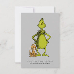Carte Grinch   Max & posture de Grinch
