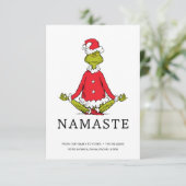 Carte Grinch | Namaste Père Noël (Debout devant)