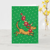 Carte Grinch | Pointsettia de Noël de Max (Fleur jaune)