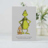 Carte Grinch | posture de Max et Grinch (Debout devant)