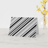 Carte Gris Diagonal Mixte, Gris Noir, Blancs (Fleur jaune)