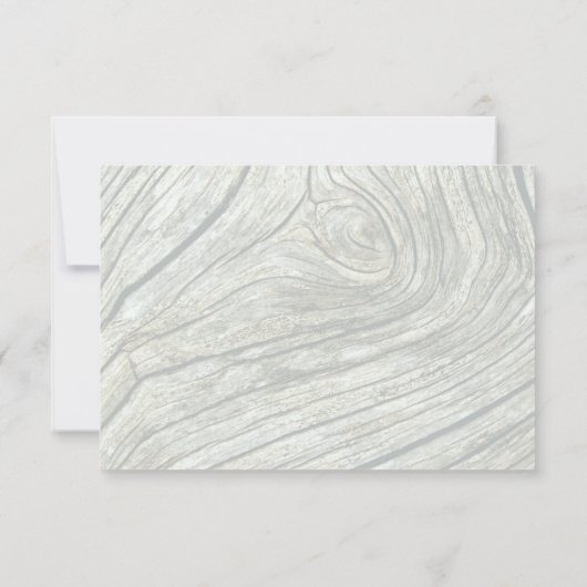 Carte Gris Mariage Rustique (Dos)