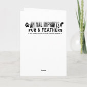 Carte Gris Tabby Chat et Fleurs d'art folklorique Annive (Dos)