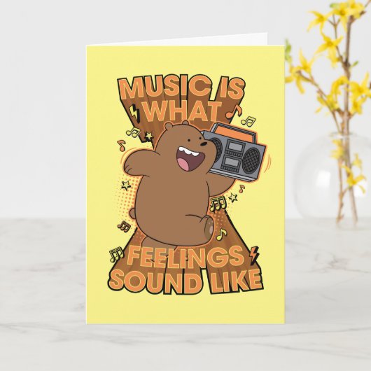 Carte Grizz (Fleur jaune)