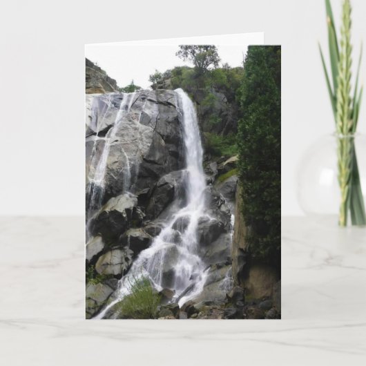 Carte Grizzly Falls, King's Canyon National Park, (Devant)